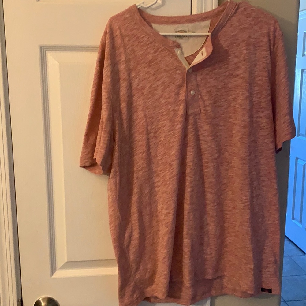 Faherty Mens XL henley shirt